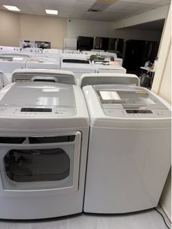 LG washer and dryer