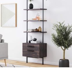 Industrial Shelving Unit With Drawers