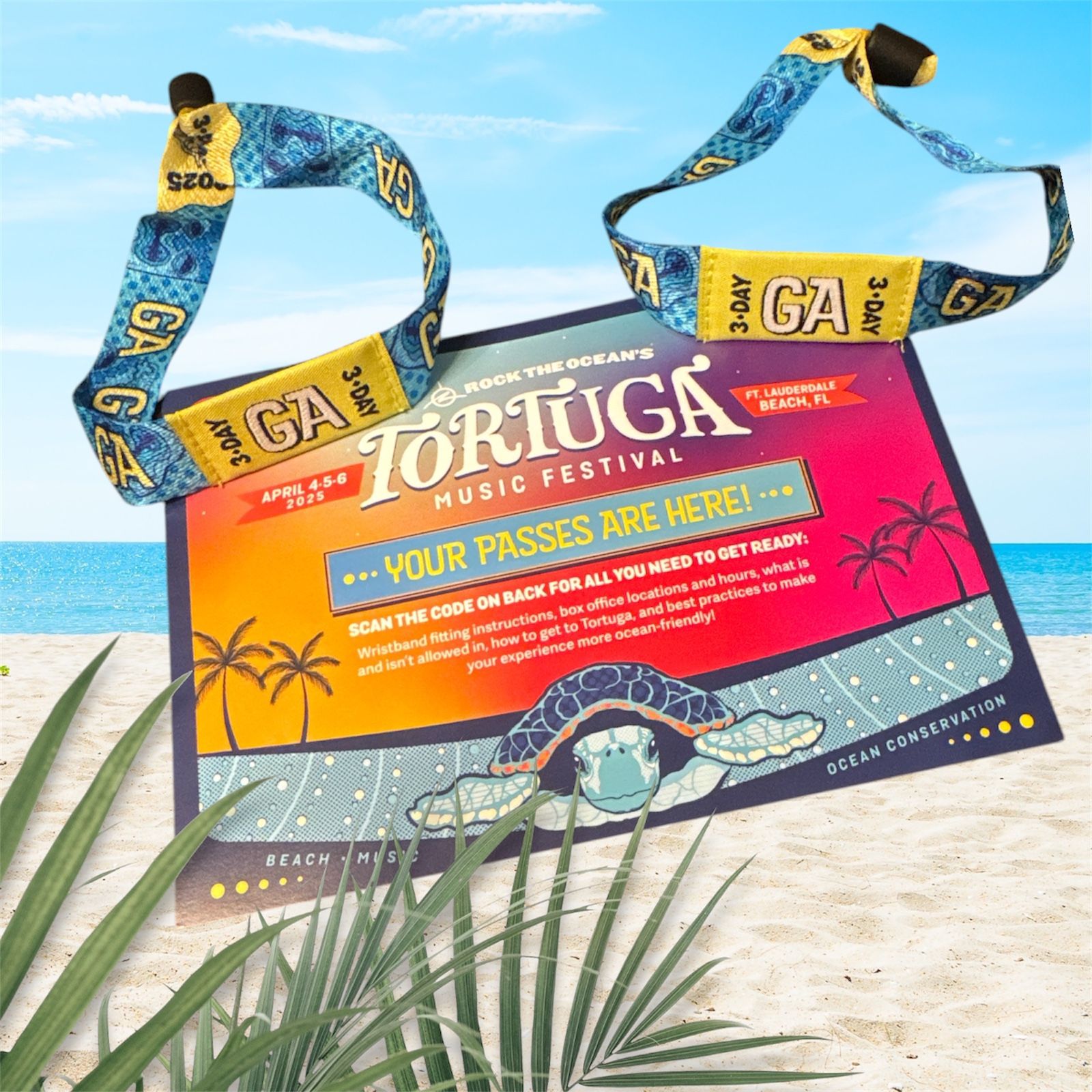 Tortuga Wristbands Priced Per Band OBO
