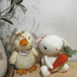 Weighted Easter Plush Decor