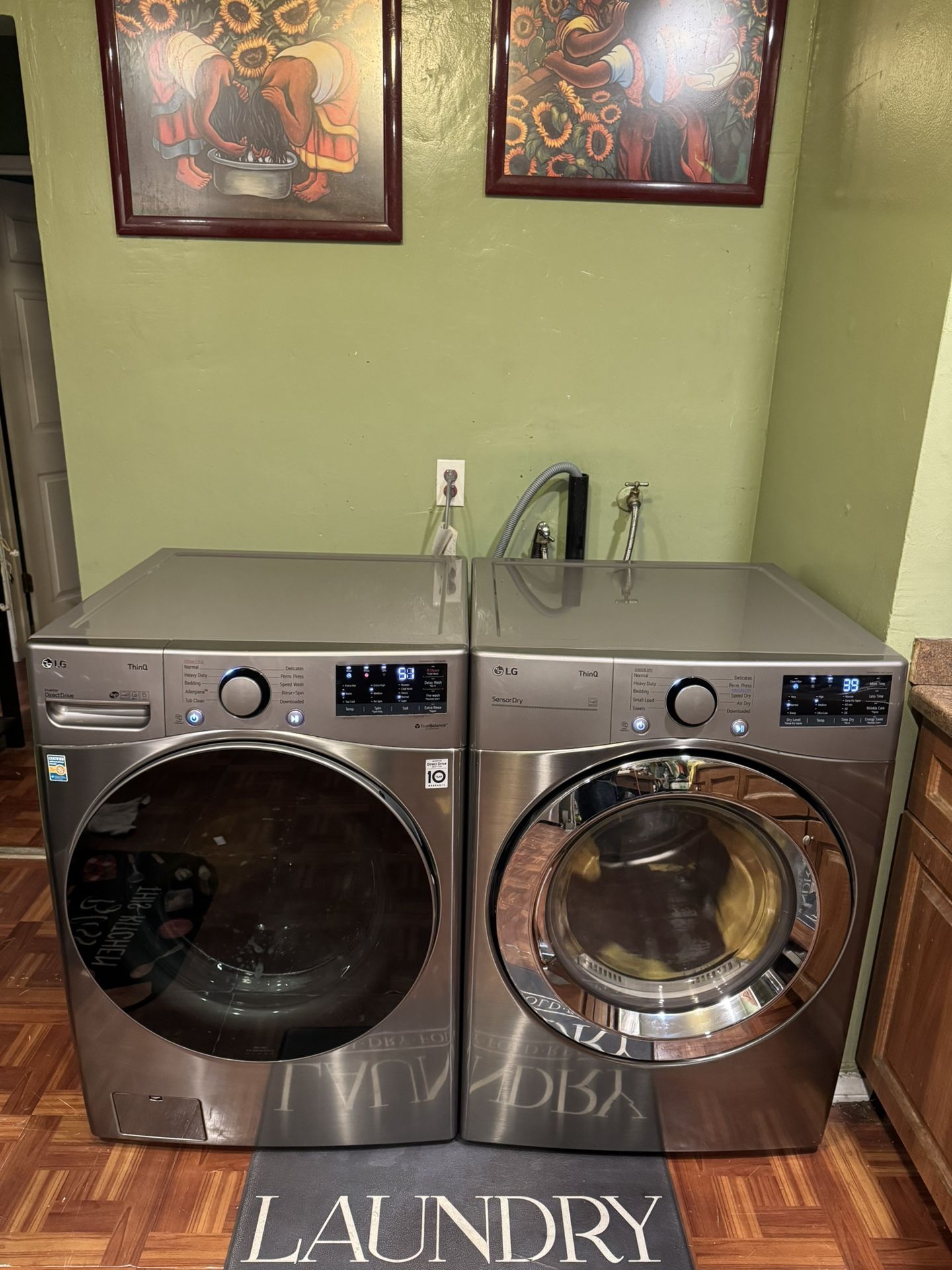 Set Lavadora Y Secadora LG 