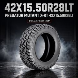 🔥 42X15.50R28LT Predator Mutant X-RT 42X15.50R28LT Tires 🔥