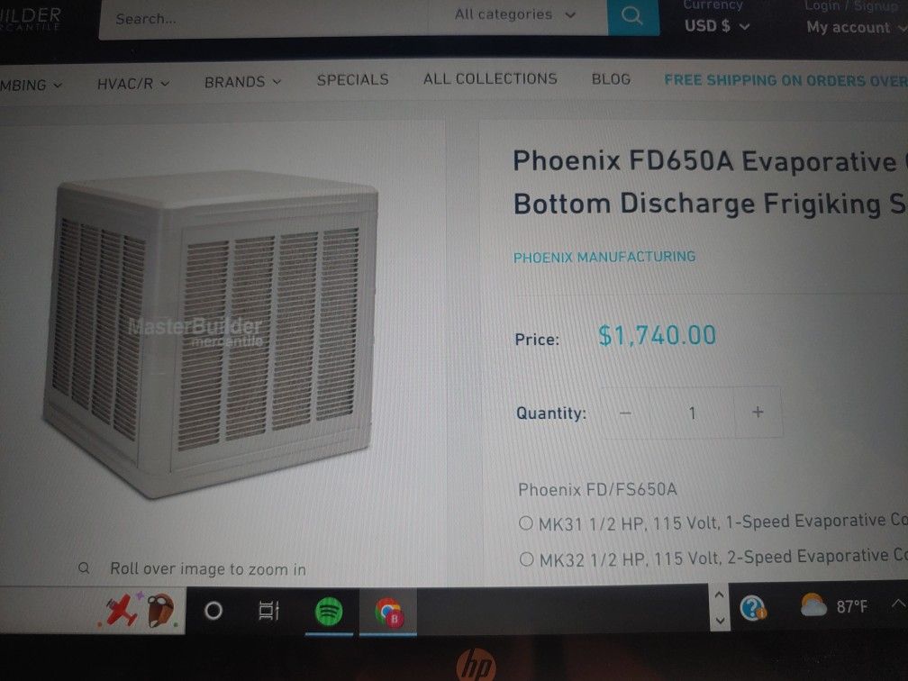 Air Cooler Frigiking Fd650a Phoenix FD650A Evaporativecooler