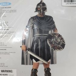 Warrior Kids Costume 10/12