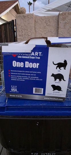 Havahart One Door Live Animal Cage Trap