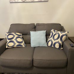 Lightly used gray couch set