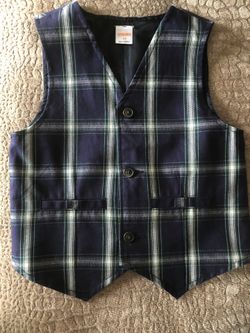 Dress boys vest By Gymboree size 5