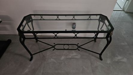 Wrought Iron Sofa Table