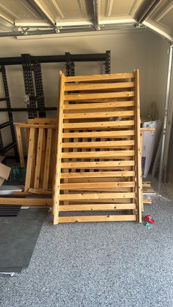 FREE Two Twin Bunkbeds.  4 total beds. No mattresses.