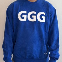 GGG (Gennady Golovkin) Blue Crewneck Sweatshirt – Limited Edition Boxing Merch