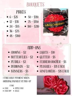 Eternal flowers / bouquets