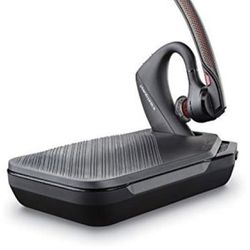 Plantronics Voyager 5200 Bluetooth Mobile Over-The-Ear Headset, With Charging Case 
