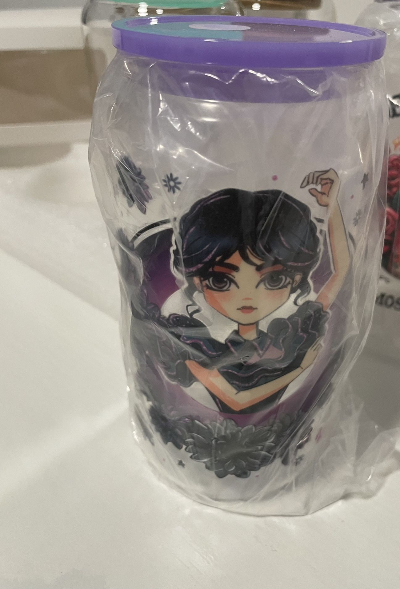 16 Oz glass Cup