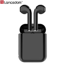 Langsdom T7 True Wireless Bluetooth Earbuds with Charging Case - V 5.0