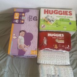 Size 1 Diapers 