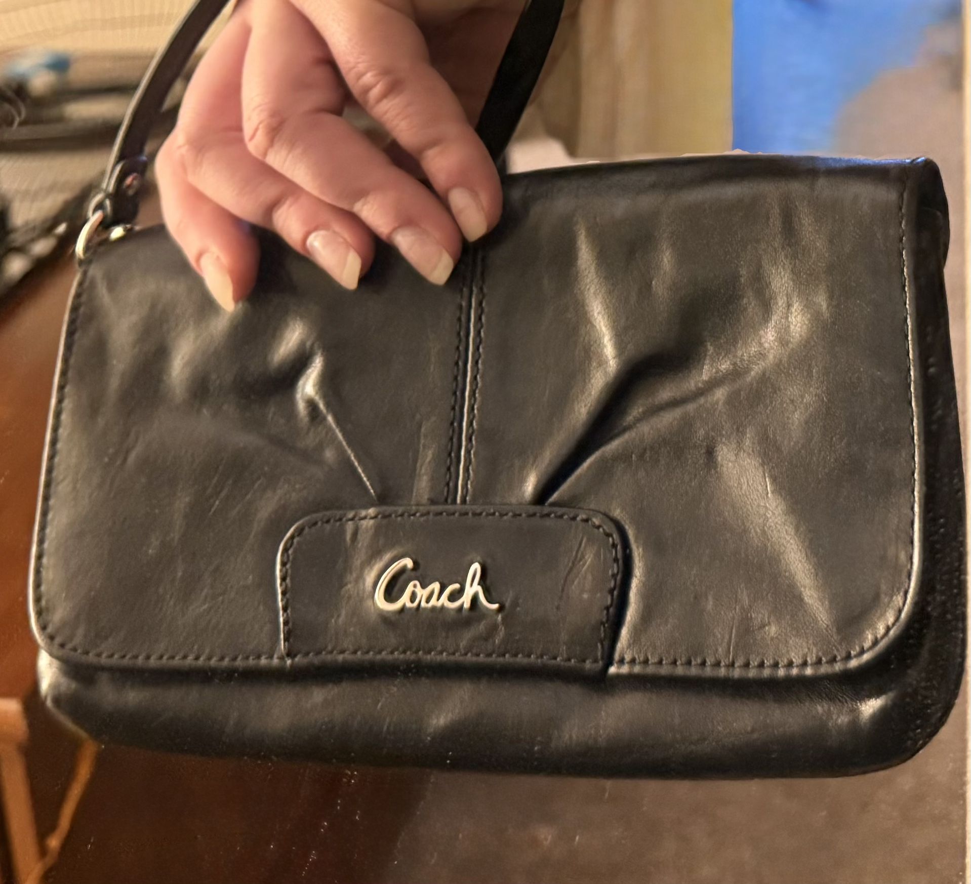 Coach Leather Hand Clutch/Wallet