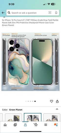 Iphone 16 Pro Case 6.3”