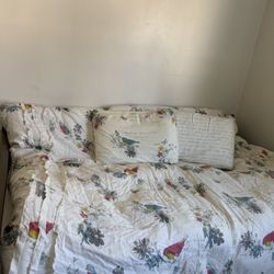 Queen Duvet Down & Duvet Cover with Pillow covers