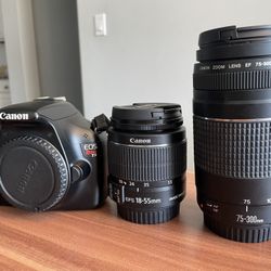 Lightly used Canon EOS Rebel T-3. 