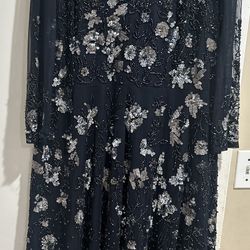 Party Dress Black With Silver