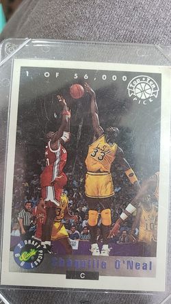 1992 classics Shaquile O'Neal rookie
