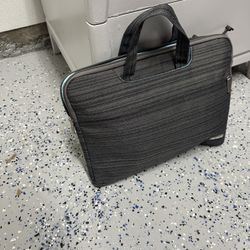 Blue and Grey Laptop Bag