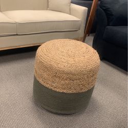 Modern Small Pouf Same Day Pick Up