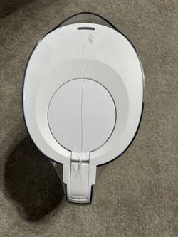 Brita® Refillable Water Filtration System with Large 10 Cup Pitcher, Tahoe, White With 2 Filters. 