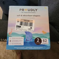 Proudly Diapers Size 2 
