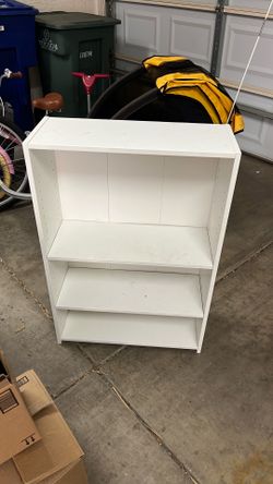 White shelf