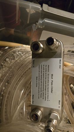 20 Plate Wort Chiller