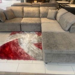 COMFY NEW LIMA SECTIONAL SOFA AND OTTOMAN SET ON SALE ONLY $999. IN STOCK SAME DAY DELIVERY 🚚 EASY FINANCING 