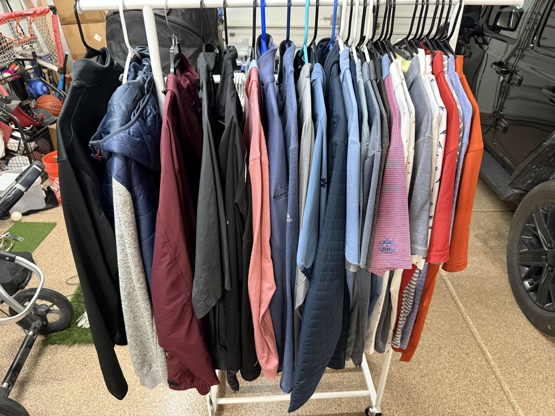 Golf Polos Jackets Pullovers Adidas Nike Travis Matthews Linksoul Under Armour NB