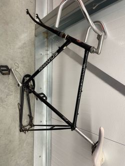 Old vintage lug steel bike frame (for parts)