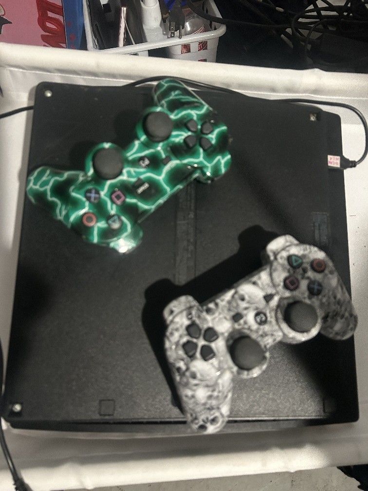 Sony PS3 With 2 Controllers
