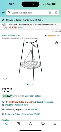 Tripod Grill (Elegant, highly quality, $55)