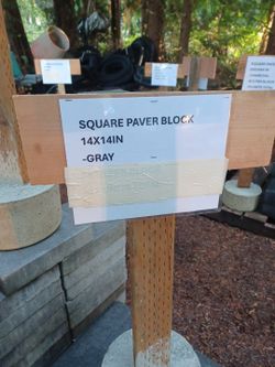 Square Paver Block 14inx14in