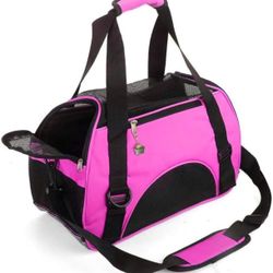 Hot Pink Pet Travel Carrier