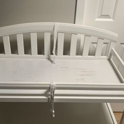 Delta Children White Changing Table 