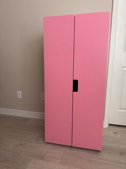 Pink IKEA Kids’ Wardrobe
