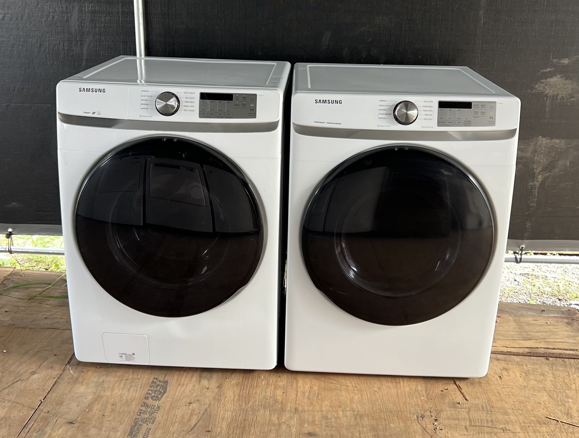 Samsung Front Load Washer & dryer Set : todo Le Funciona Perfecto