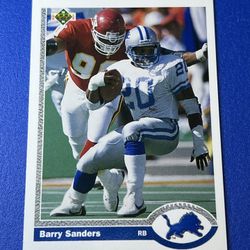 1991 Upper Deck Barry Sanders Promos #500