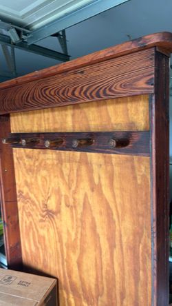Hall tree mudroom storage