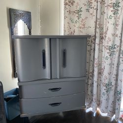 Vintage, wardrobe, closet, dresser