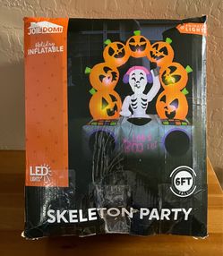 Inflatable Skeleton Party 6ft