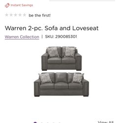 Leather Sofa Set (UNUSED) 