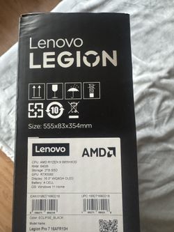 Lenovo Legion 7 Pro Ryzen 9 9955HX3D 64GB RAM 2TB SSD RTX5080