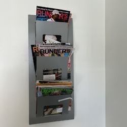 Magazine Holder, Ikea Brand, Galvanized  Material , $38