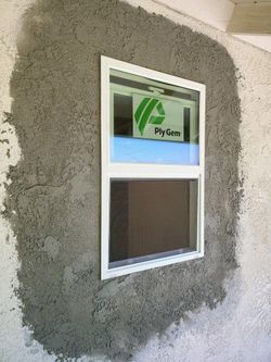 Stucco, Lath, Repair, Color coat, and Scaffolding