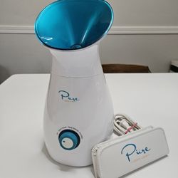 Nano-Ionic Facial Steamer & Humidifier – 3-in-1 Beauty Device